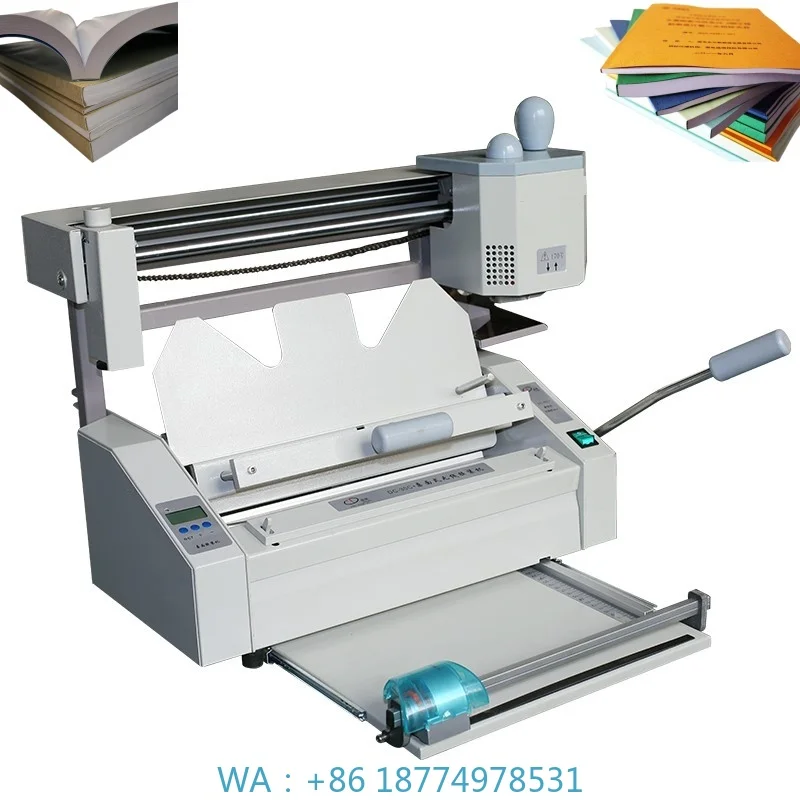 Paper Thermal Hot Melt Glue Binding MachineDouble 100 Desktop 460mm/18inch Manual Glue Binder A3 A4