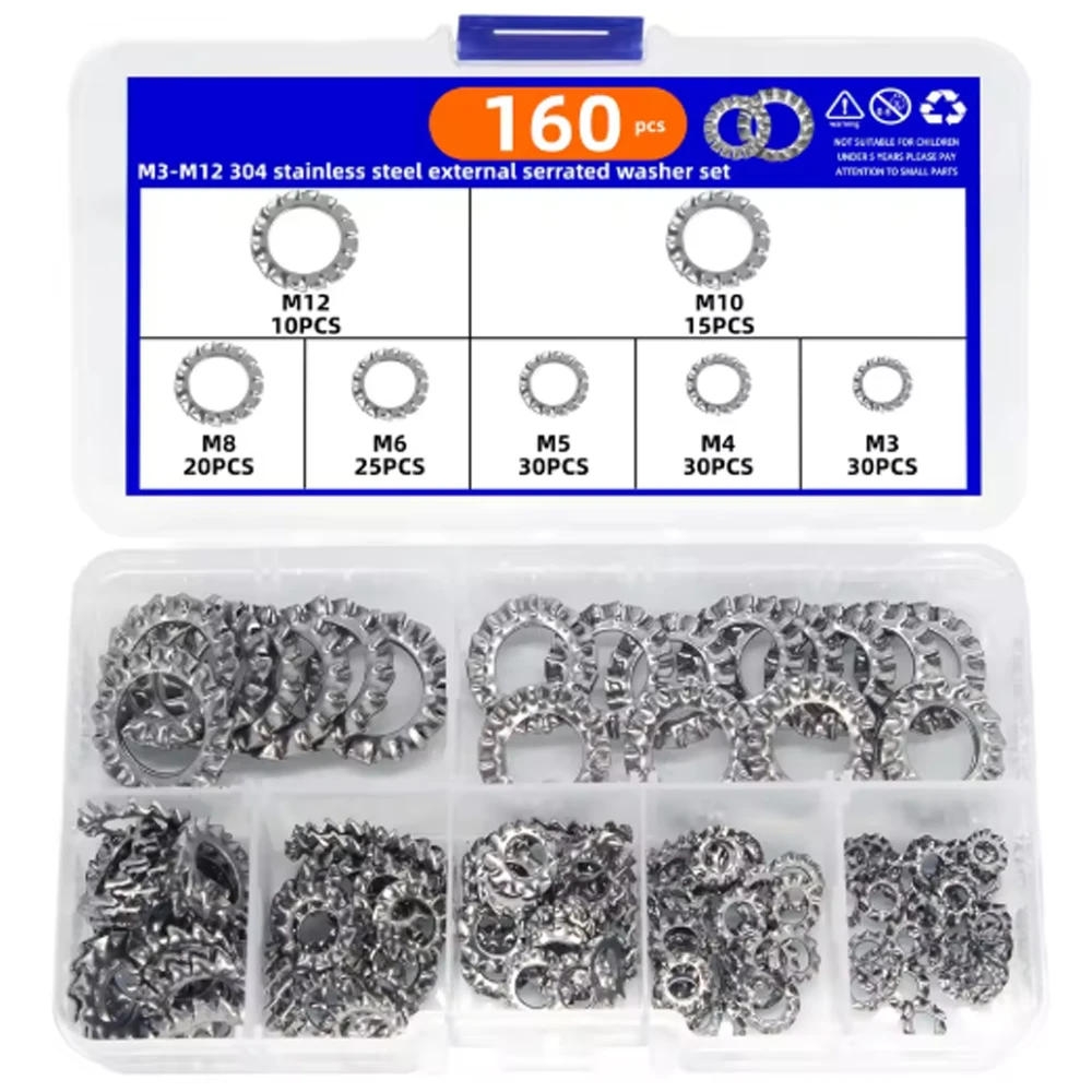 160Pcs Stainless St… - image