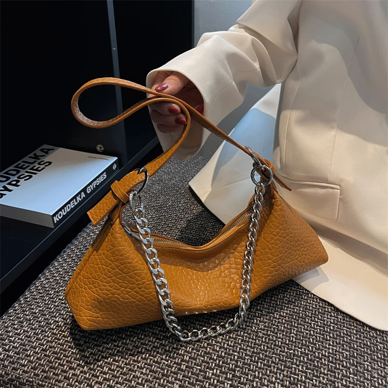 

2024 New Fashionable Message Chain PU Leather Women Handbags Party High Capacity Sale Tote Popular Multifunction Designer Ladies