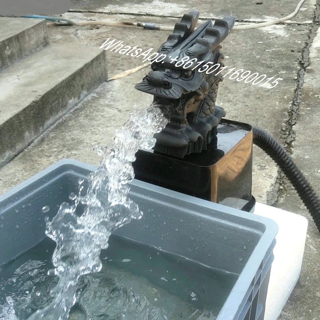 Faucet water spray landscape courtyard faucet fish pond decoration rockery frog filter fish tank landscaping ornaments