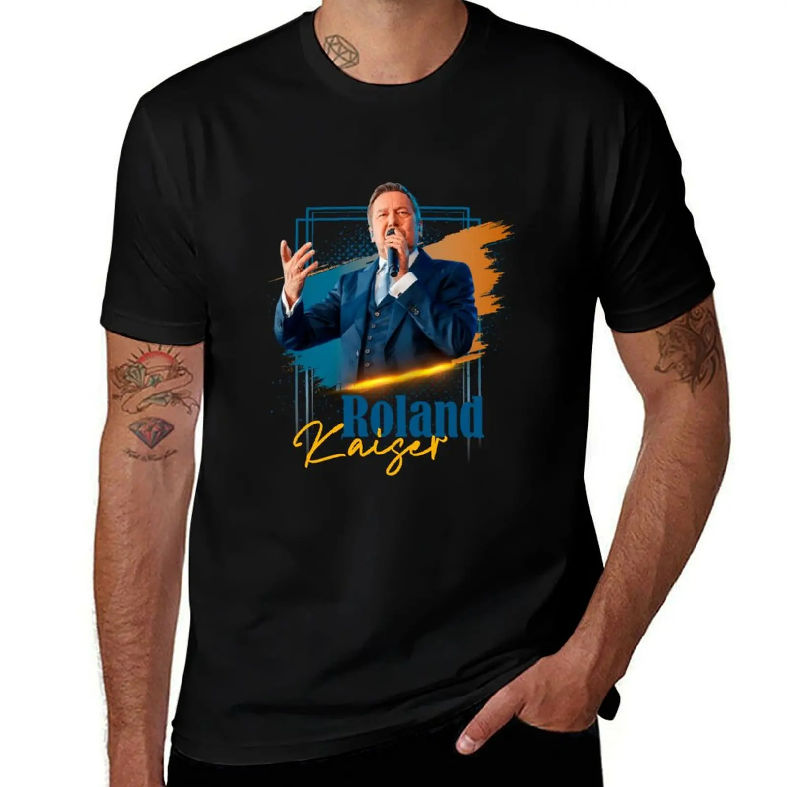 Roland Kaiser T-Shirt Durable Work Wear T-Shirt