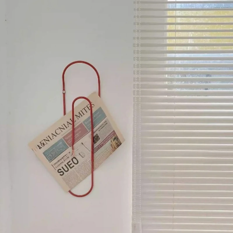 

Креативный настенный крючок-прищепка для декора, винтажный держатель для газетных клипсов, органайзер для сумок, пальто, шляп для декора прихожей дома