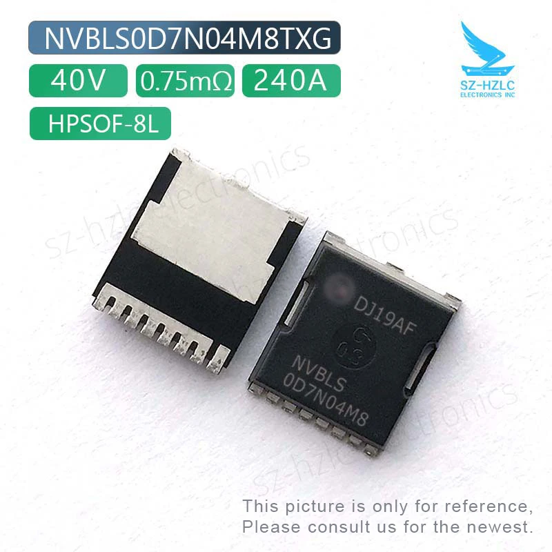 

NVBLS0D7N04M8TXG Bom Service Electronic Component MOSFET N-Channel 40V 240A 8HPSOF New and original