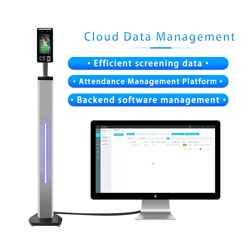 5-Inch Face Recognition NFC Card Fingerprint System WiFi Bluetooth Access Control Entrance/Exit Detection Terminal OEM/ODM