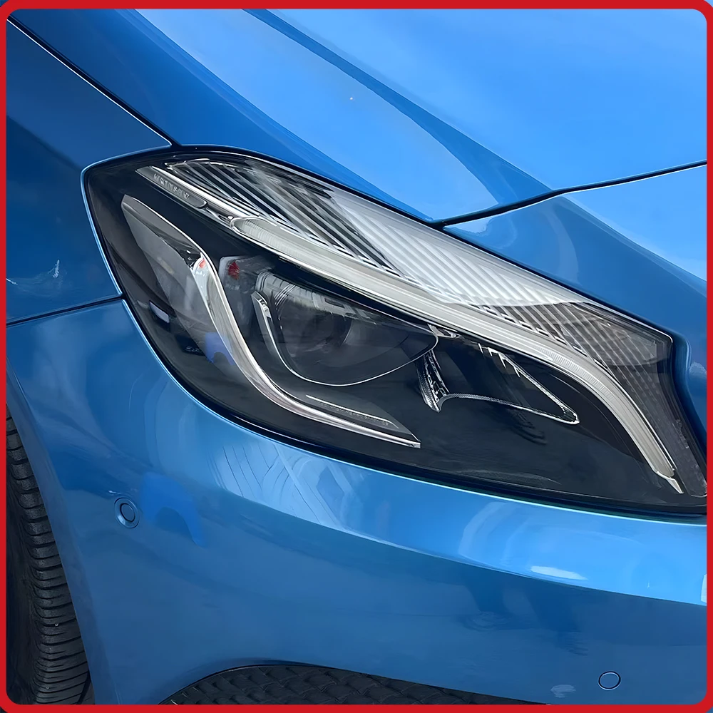 For Benz A-Class W176 2013-2018 Headlights Assembly Upgrade LED Lens Start Animation Flashing Turn Signal Light Plug and Play