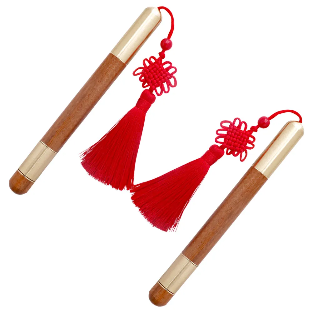 

2Pcs Gel Ink Pens Wooden Brass Nib Smooth Writing Office School Stationery Gift for Adults Students Signature Drawing Scrapbook