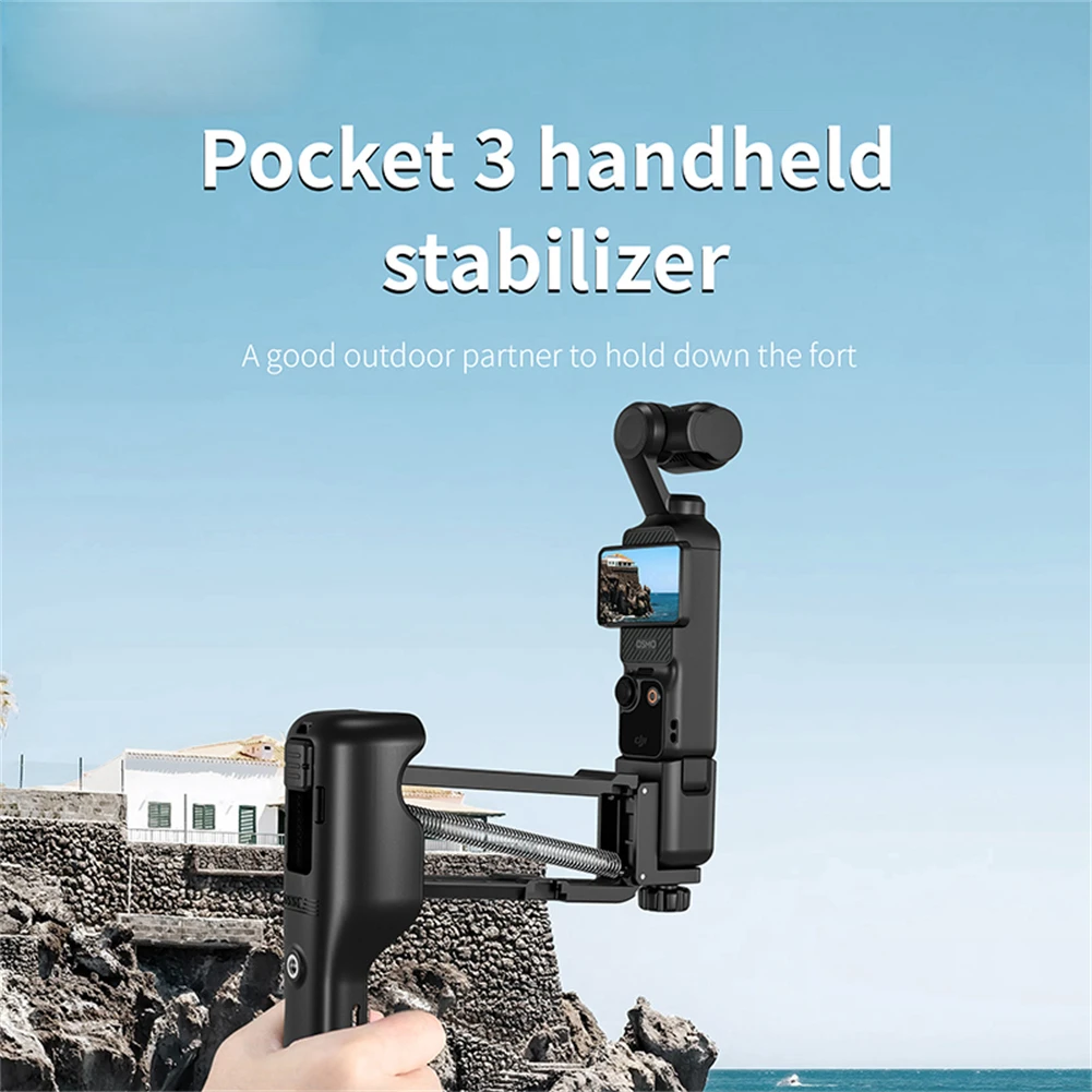 

Camera Video Stabilizers Handheld Shock Absorption Holder Camcorder Video Stabilizers Compatible For OSMO Pocket 3