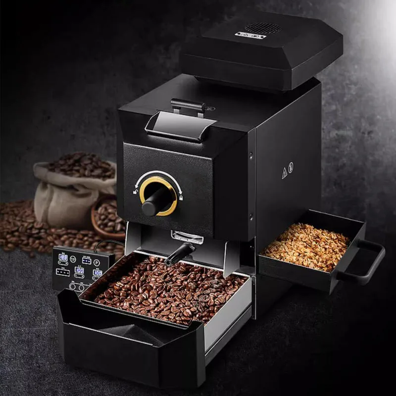 Smokeless Coffee Roaster Machine New Design Black Knight Coffee Roasting Machine 500g Capacity Coffee Beans Roaster Machine