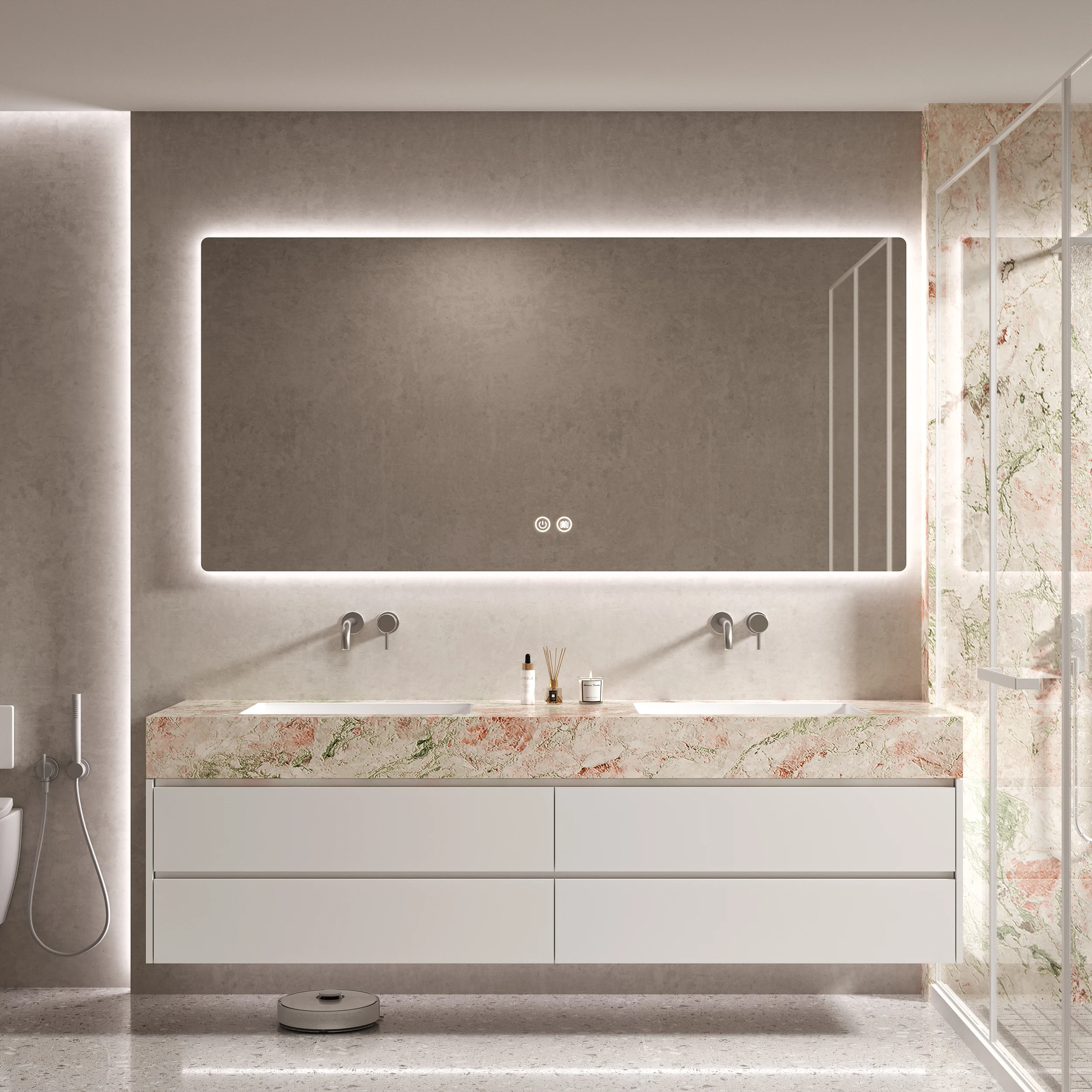 

HV-Newly Designed Modern Style Bathroom Sink, Countertop and Cabinet Set for Bathroom Cabinet.*
