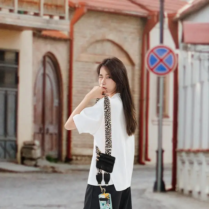 Phone Strap Sling Anti-Theft Zipper Pouch Sling Phone String Phone String Sling Stylish Cell Phone Neck Holder Phone Chain Purse