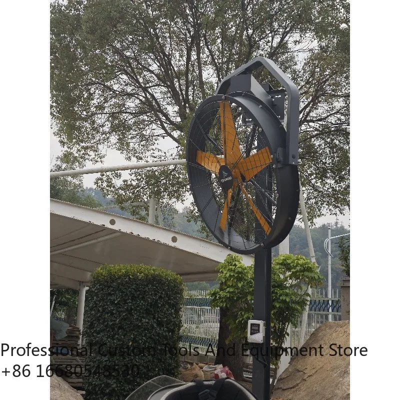 FC600-1500mm Outdoor Industrial Wall Fan with IE5 PMSM Motor 220V AC IP55 Protection Garden Fan