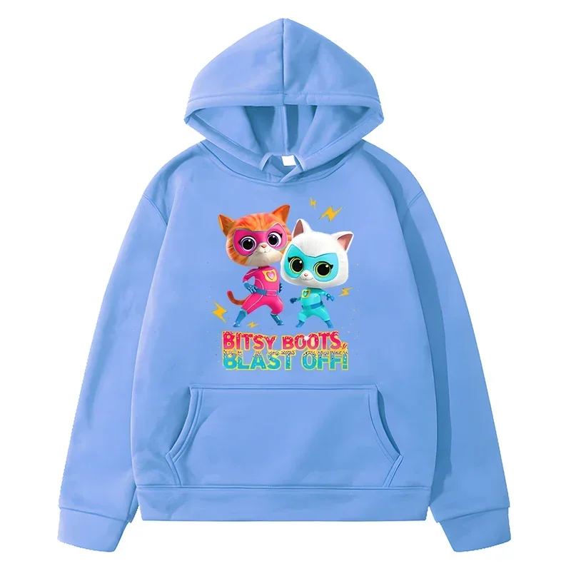 SN60 2023 New Game Super Kitties Kids Hoodies Autumn Sweatshirt Fleece Pullover anime hoodie y2k sudadera boys girls clothes 1 &