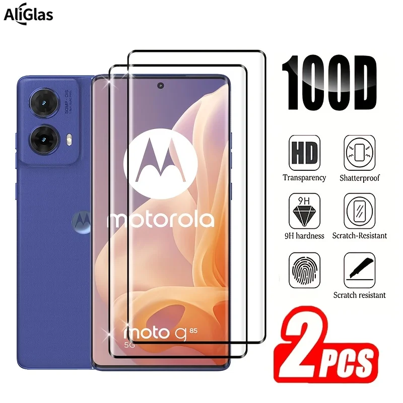 2 حزمة الترا HD الزجاج المقسى حامي الشاشة لموتورولا موتو G04 G05 G15 G35 G45 G55 G85 G14 G24 G34 G54 G64 G84 فيلم #1
