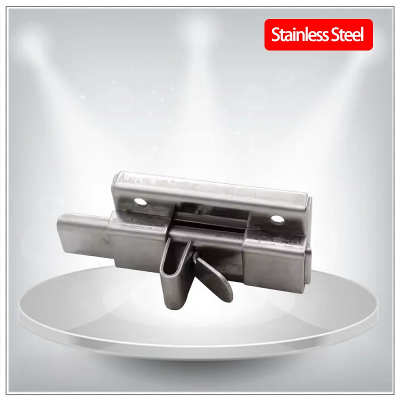 أقفال مسامير صناعية من الفولاذ المقاوم للصدأ لأبواب الخزانات، صندوق أدوات بإبزيم السيارة، معدات ميكانيكية - أجهزة أمنية متينة #1