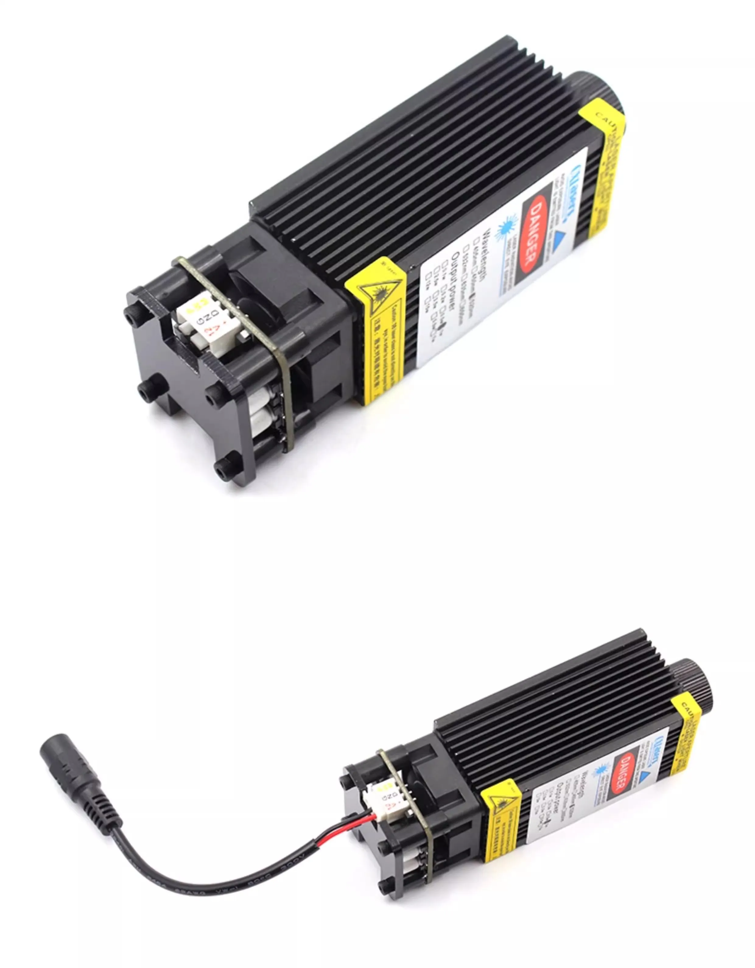 oxlasers 405nm 1W violet laser 12V violet laser module Adjustable focus engraving laser head supports PWM power modulation