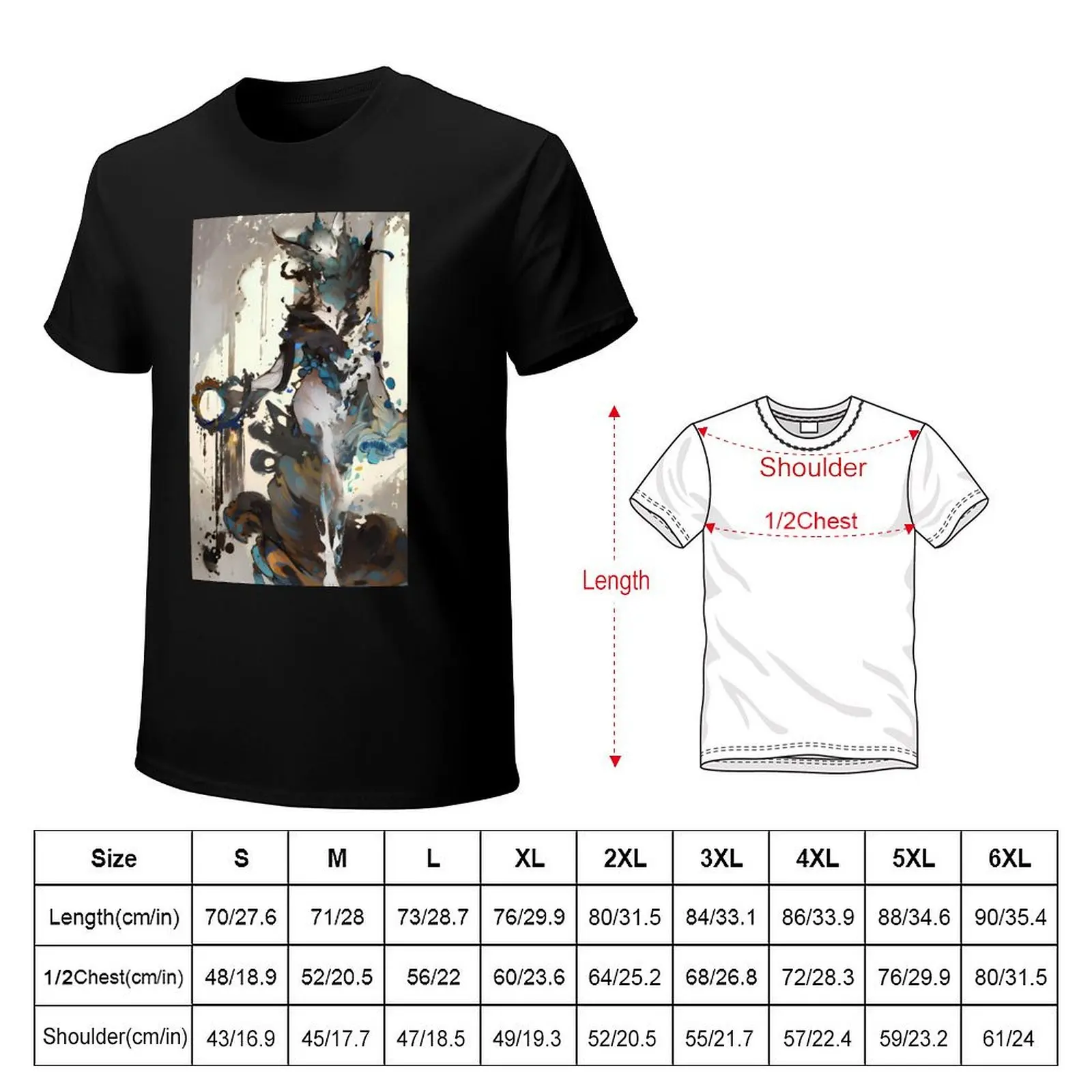 The woman born from a tormented spirit T-Shirt blacks tees boys animal print baggy shirts heavyweight t shirts for men