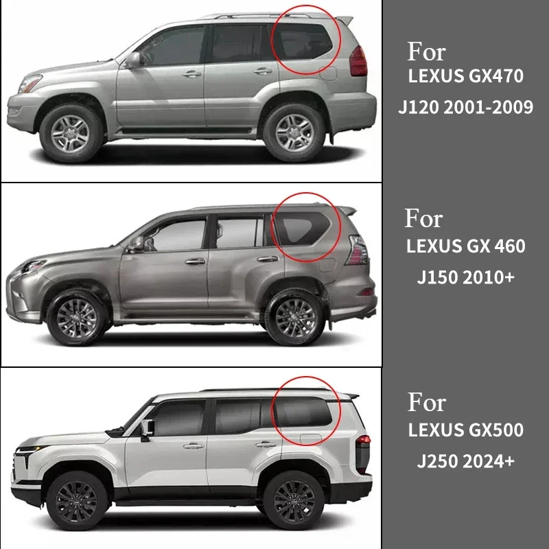 Weathershileds For Lexus GX GX470 GX460 GX400 GX500 Car Side Weathershileds Guard Vent Cover Accessories Wind Rain Snow Deflect