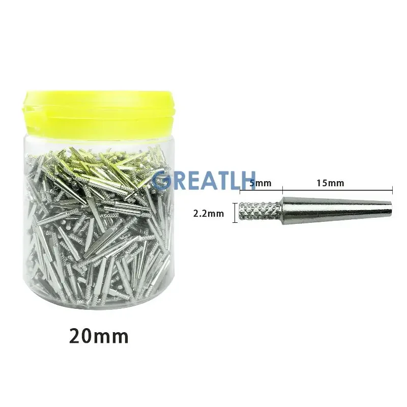 1000Pcs/box Dental Lab Zinc Alloy Dowel Pins Use with Pindex for Die Model Work Dental Lab Pins Nail