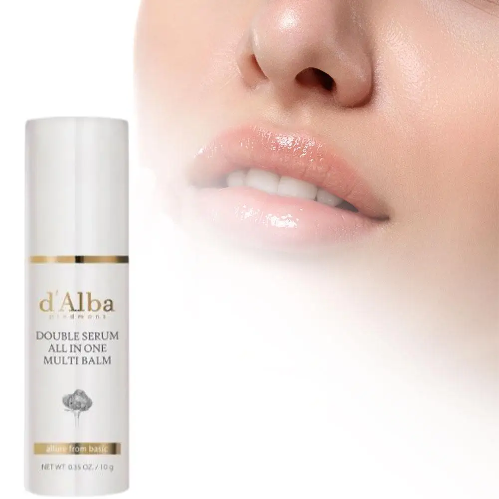 بلسم الشفاه D'Alba بطبقة مزدوجة من الزيوت النباتية الطبيعية المغذية وفيتامين E لإصلاح الشفاه المتشققة ويحسن النعومة والترطيب طويل الأمد #5