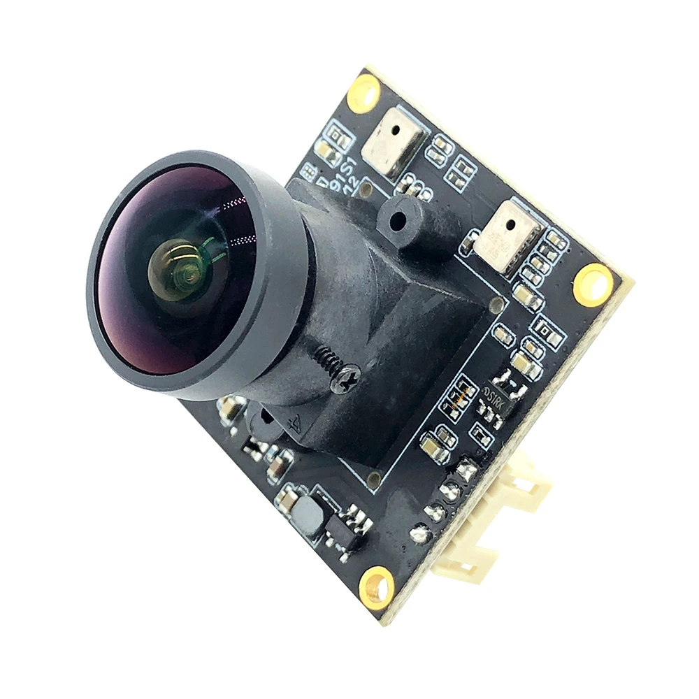 Webcam HD 1080P IMX291 Surveillance du niveau d'étoile 170 °   Module de caméra USB grand angle 30FPS Linux UVC 2MP pour microphone Windows