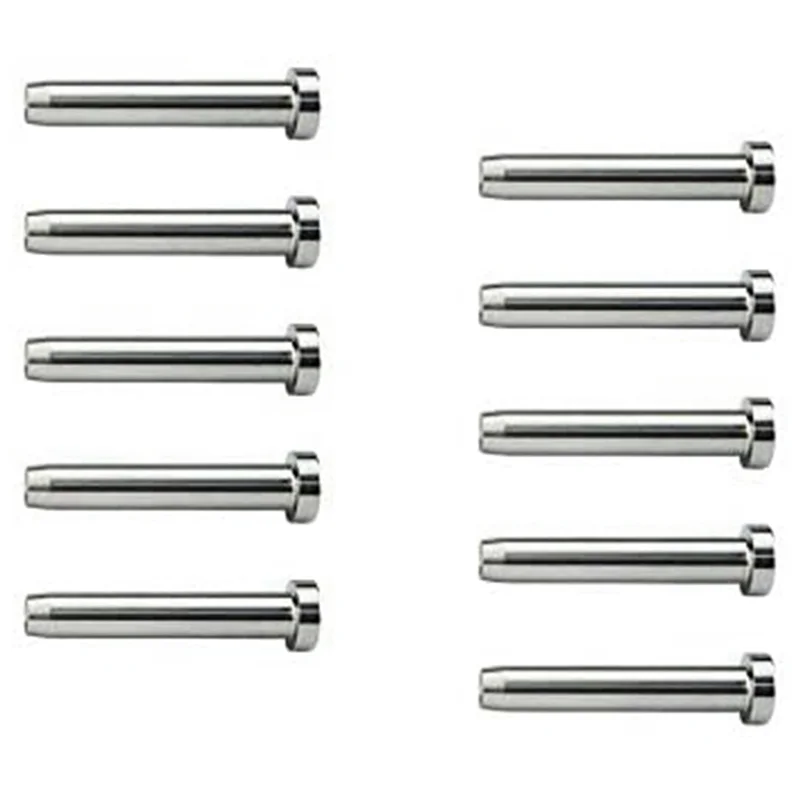

50Pcs Stainless Steel Stemball Swage Stud Dead Ends Threaded Stud Paired With Cable Tensioner