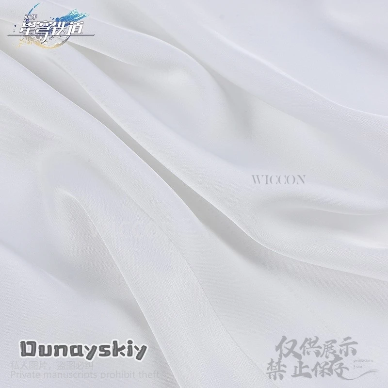 Tribios تأثيري أنيمي لعبة هونكاي: ستار السكك الحديدية زي اليونانية الرجعية فستان أبيض لوليتا الأحمر طويل الباروكات للفتيات امرأة كوس موحدة