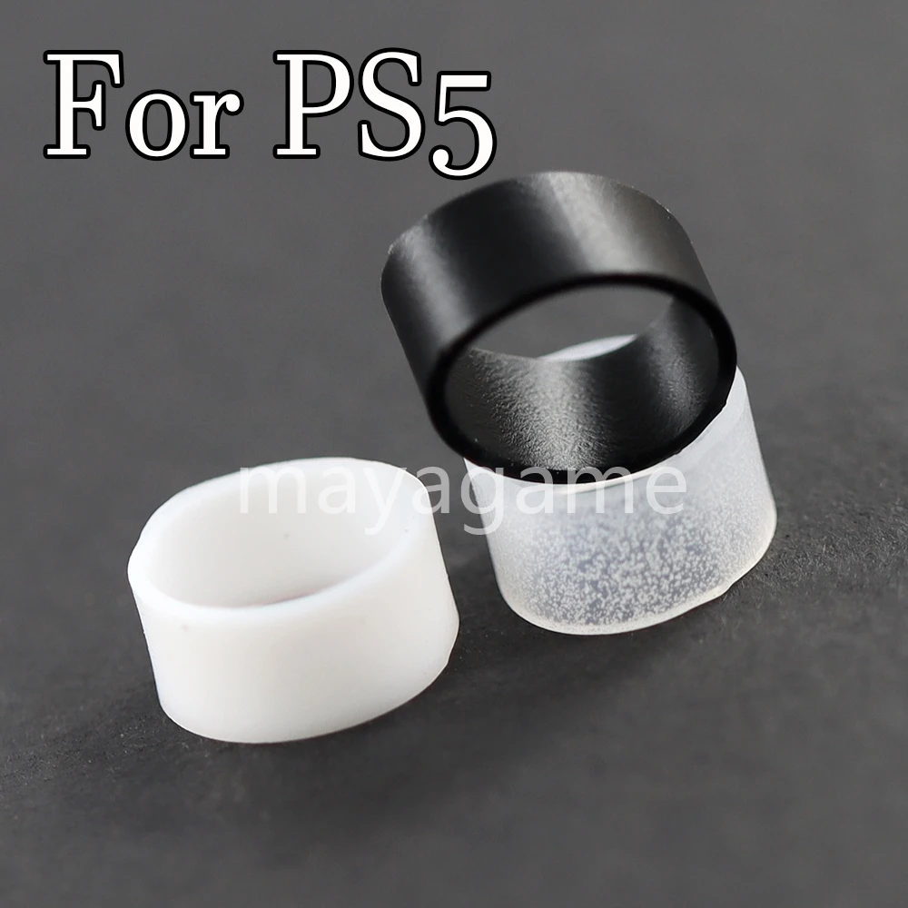 

200pcs Silicone Elastic Joystick Protective Ring Protectors For PS5 Reduce Noise Invisible Accessory