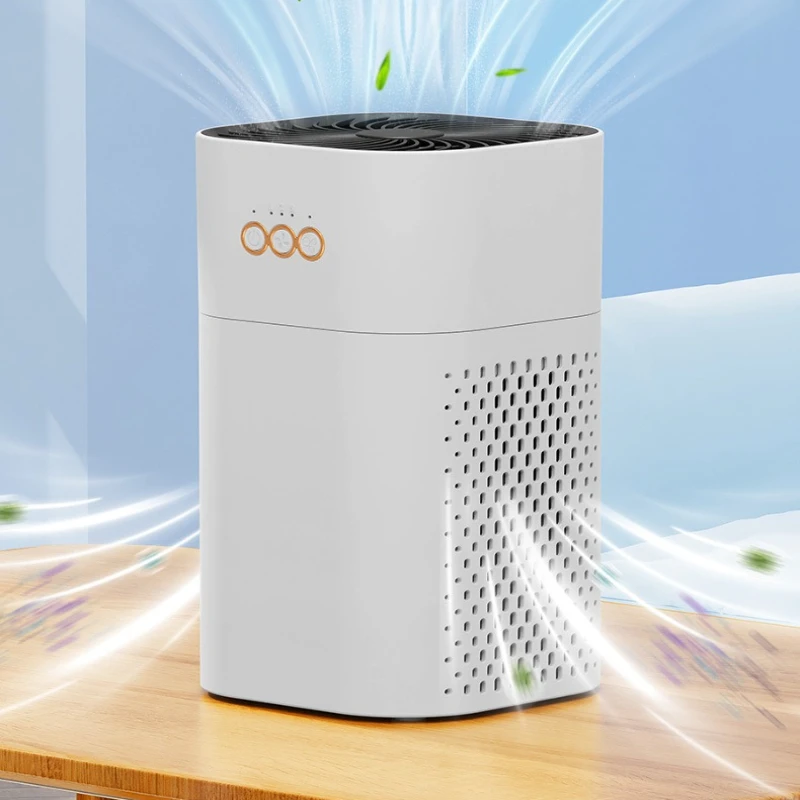 

Очиститель воздуха для детской комнаты, фильтр HEPA удаляет формальдегид, шерсть домашних животных, пыль и запах дыма, тихий режим сна и ионизатор
