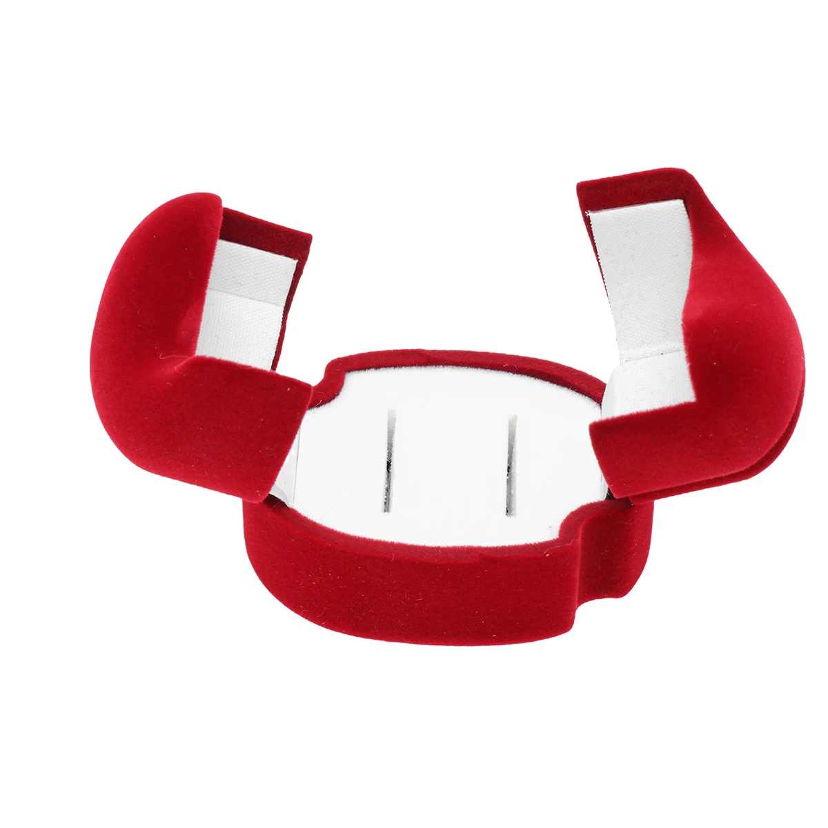 

2 Pcs Double Open Ring Display Case Red Double Ring Storage Box Rings Earrings Jewelry Organizer Gift Storage Box