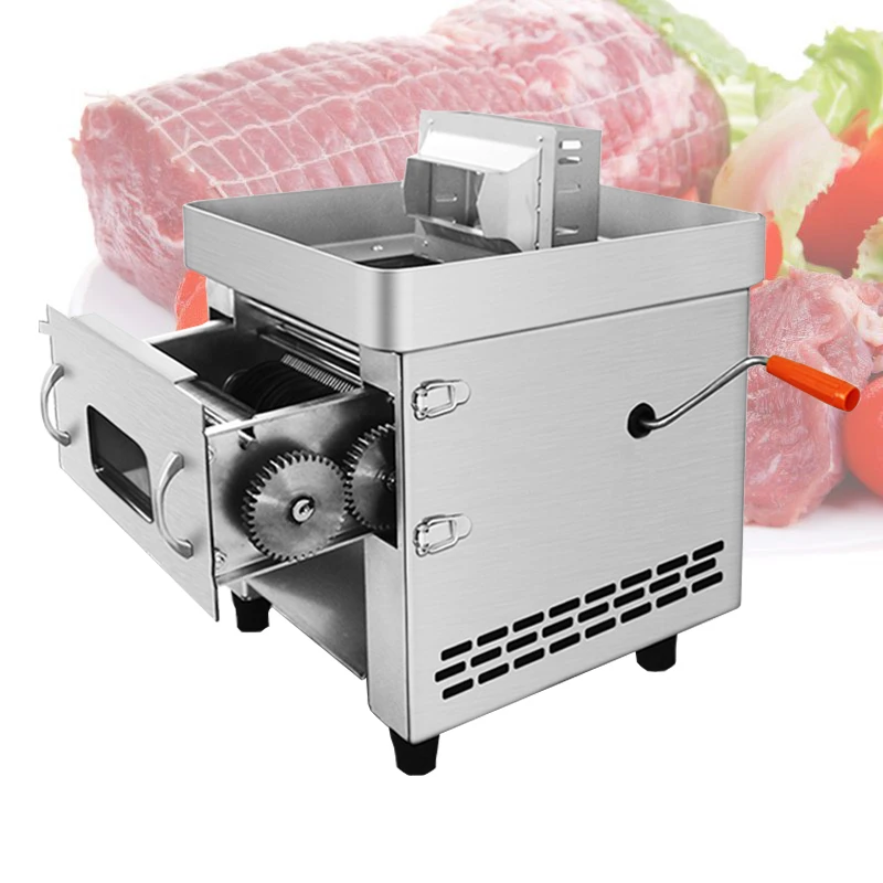 Electric Meat Cutter Commercial Home Pull-out blade Vegetable Slicer Machine Automatic Meat Cutting Machine 850W