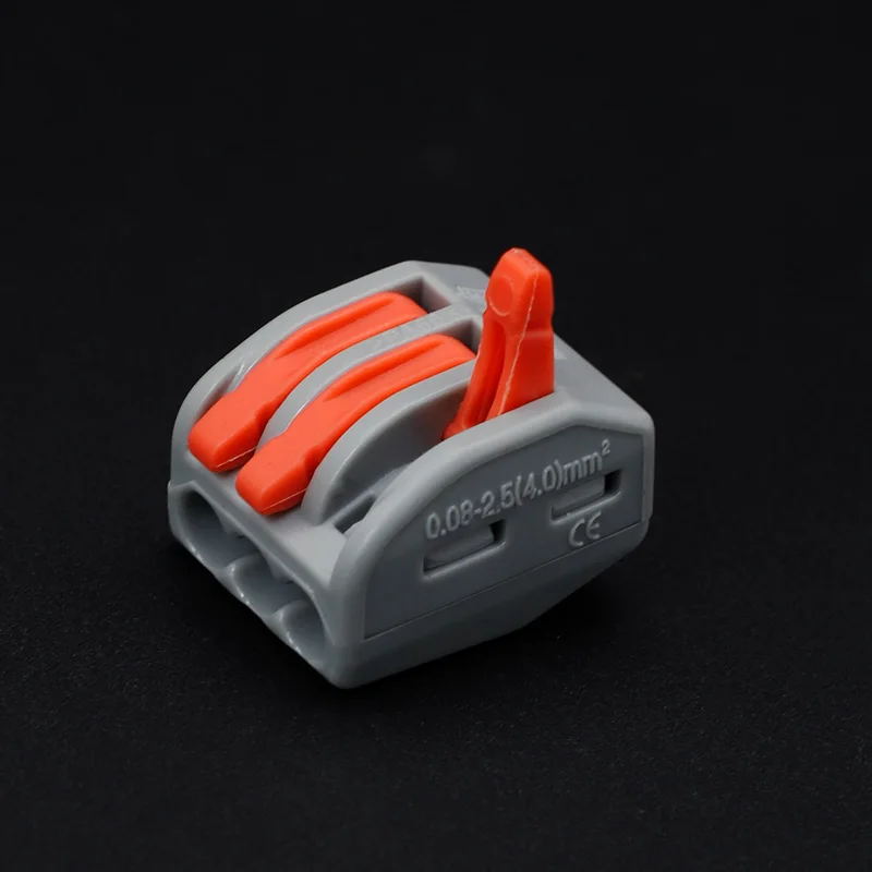 10pcs Quick Terminal Connector FM-212/ 213 /214 Hard And Soft Wire Parallel Connector Connector Press The Wire Terminal PCT image 5