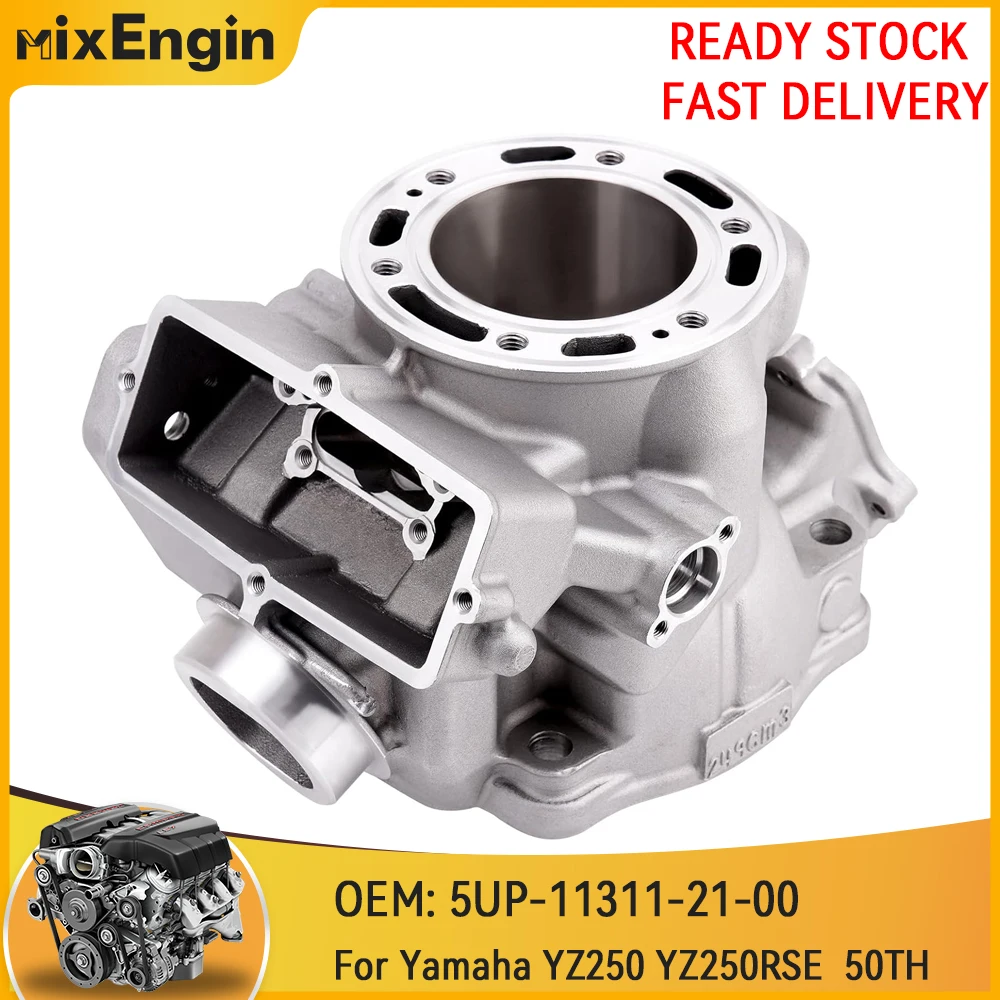 

Engine Motorcycle Cylinder Block Assembly 66.4mm STD For Yamaha YZ 250 YZ250 G YZ250G 50TH 249CC 99-24 5UP113112100 1P81163100A0