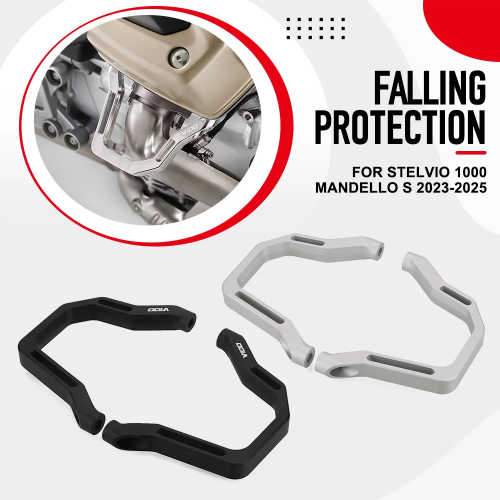 

V100 Stelvio 2025 Motorcycle Engine GUARD Engine Frame Crash Protection For Moto Guzzi Stelvio 1000 Mandello S 2023 2024 2025