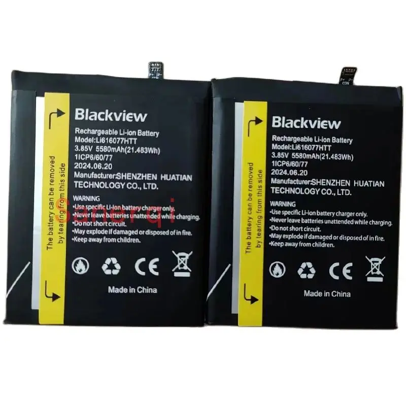 BV 4900 Original Battery Li616077HTT For Blackview BV4900 / BV4900 Pro BV4900Pro Mobile Phone Battery Bateria Batteries 5580mAh