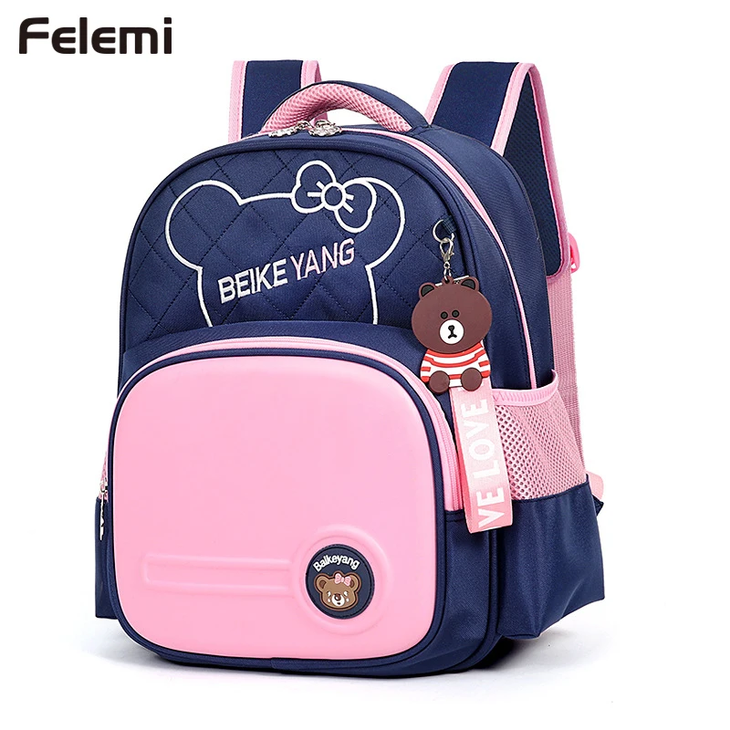 Korean Style Children's School Bags For Girls Boy Lightweight Cute Kids Students Backpack 1-3 Grades School Bags