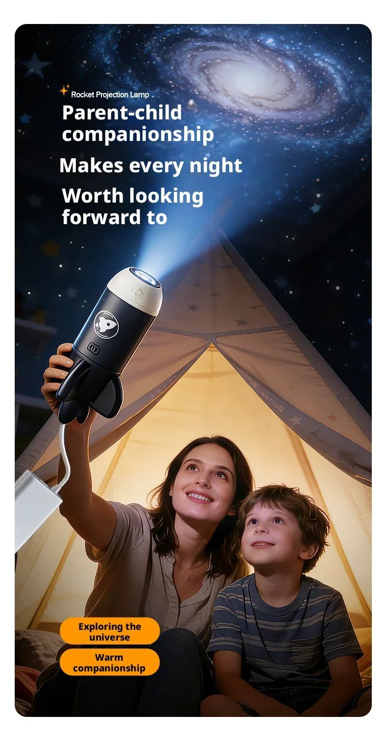 Mini Galaxy Star Projetor With 12 HD Images USB Plug LED Night Lamp 360° Rotation For Children Bedroom Decoration Birthday Gift