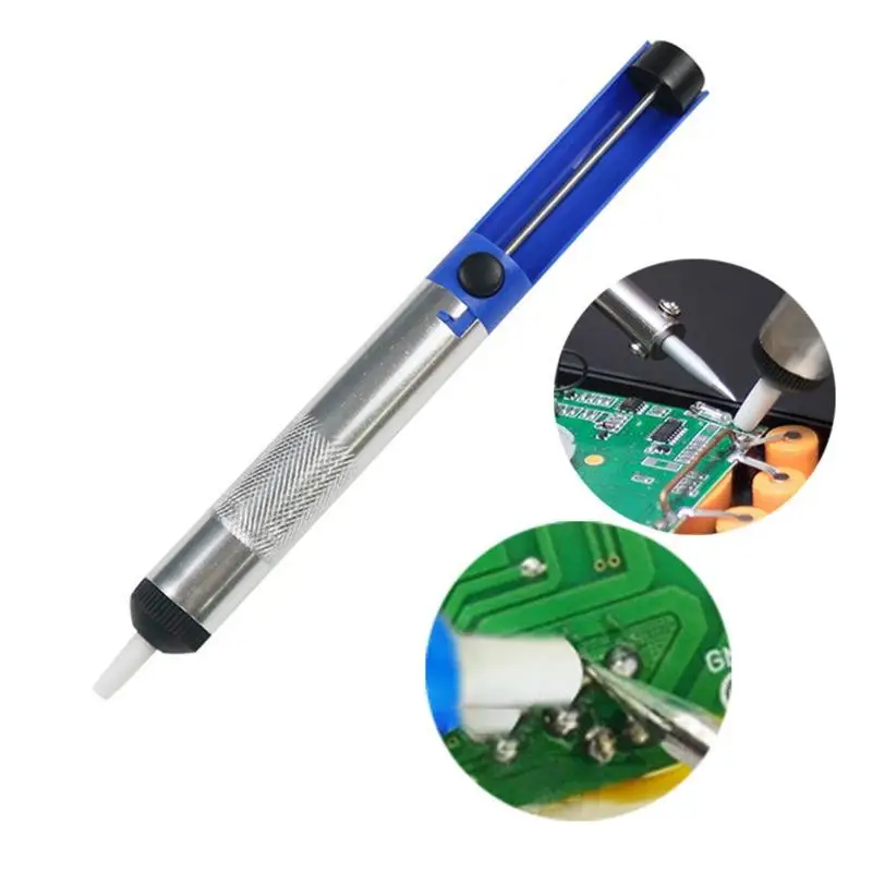 NEW Aluminum Metal Desoldering Pump Suction Tin Soldering Sucker Pen Removal Vacuum Desoldering Pump Tool