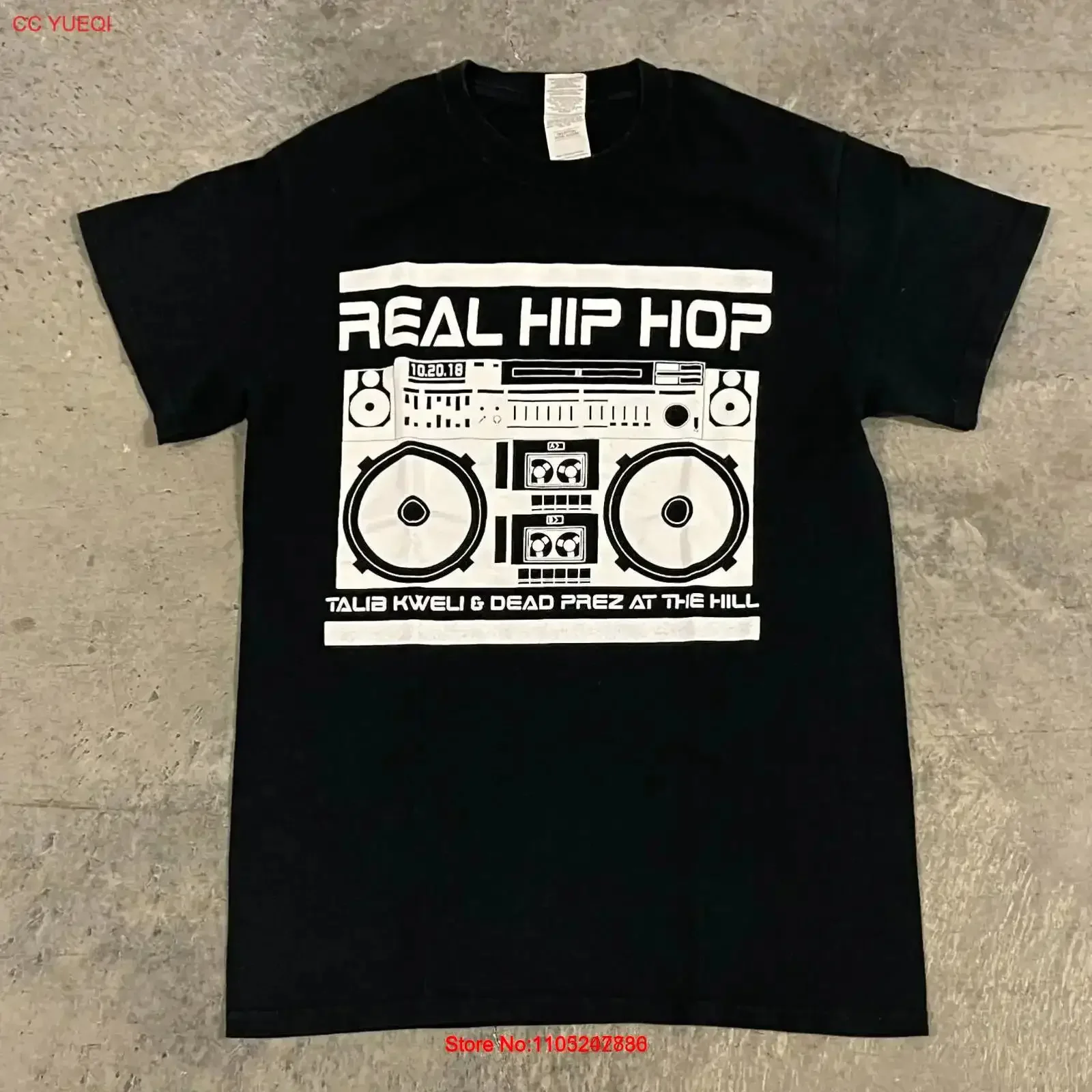 Dead Prez Talib Kwali T Shirt Mens Small Black Crew Real Hip Hop vintage Washed Slightly graphic designer clothes Soft vintage