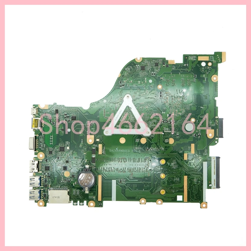 Imagem -03 - Placa-mãe Portátil para Acer Aspire E5576g E5-576 Notebook Mainboard Testado ok Cpu Uma V2g Cpu i3 i5 i7 Gpu Dazaarmb6e0