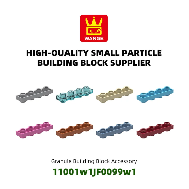 

Wange 11001W 100g/147PCS 1x4 Bidirectional Short 4 holes on Both Sides Building Block Moc Compatible with Brick DIY plane