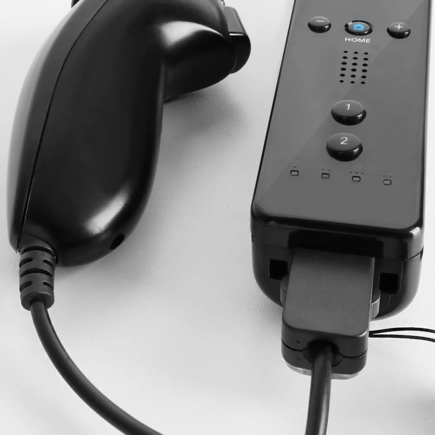 وحدة تحكم عصا التحكم اليسرى لعبة Wii Nunchuk، وحدة تحكم عصا التحكم المنحنية اليدوية لمرفقات أوامر Wii