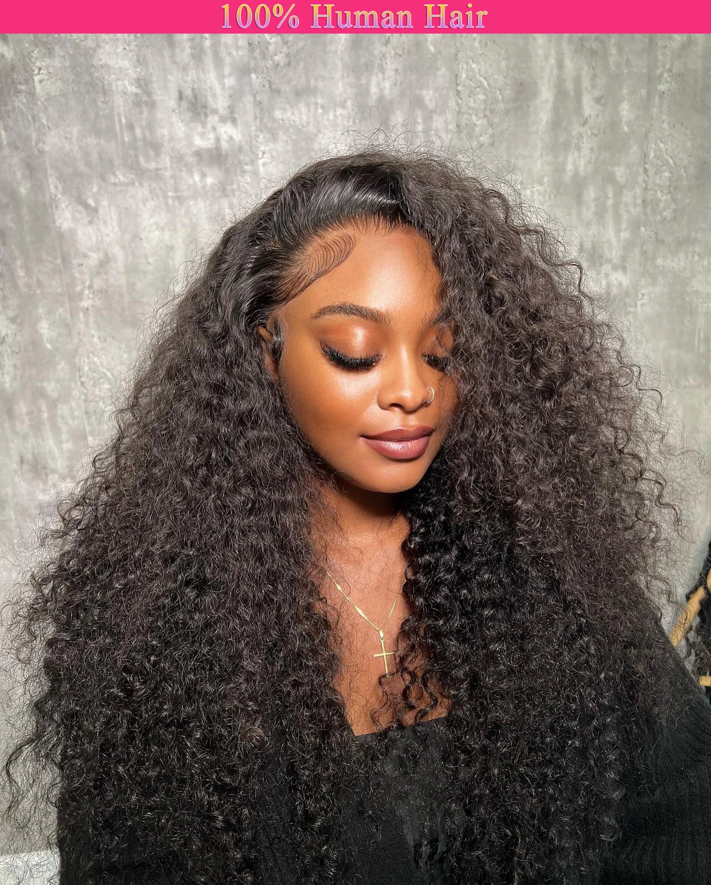 

Парик 360 HD Full Lace Front, кудрявый, из 100% натуральных волос, 42-40 дюймов, с глубокой волной, 13x6, предварительно выщипанный, с фронтальным кружевом, из натуральных волос