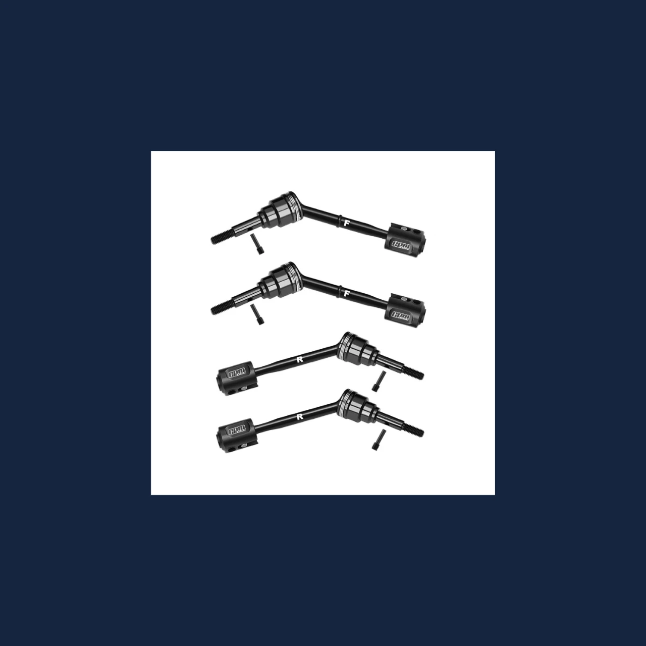 

GPM Carbon Steel Front & Rear Driveshafts And Drive Cups For TRAXXAS Mini Maxx