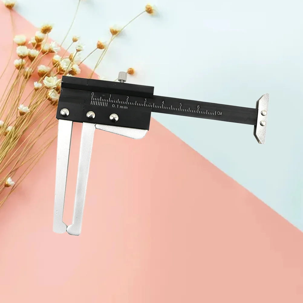 

1Pcs Brake Pad Thickness Measuring Tool Metal Gauge with Clear Scales for Accurate Car Maintenance At Home and Shops