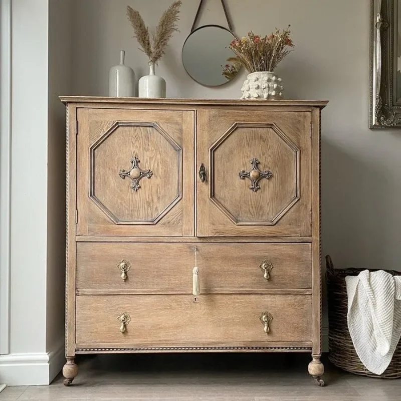 

cabinet, entrance cabinet, American entrance hall, storage shoe cabinet, antique carved dining side cabinet