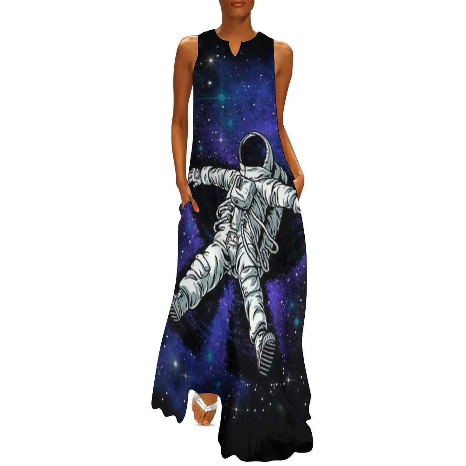 Space Man Astronaut Art Long Dress elegant dresses for women summer dresses womens 2025