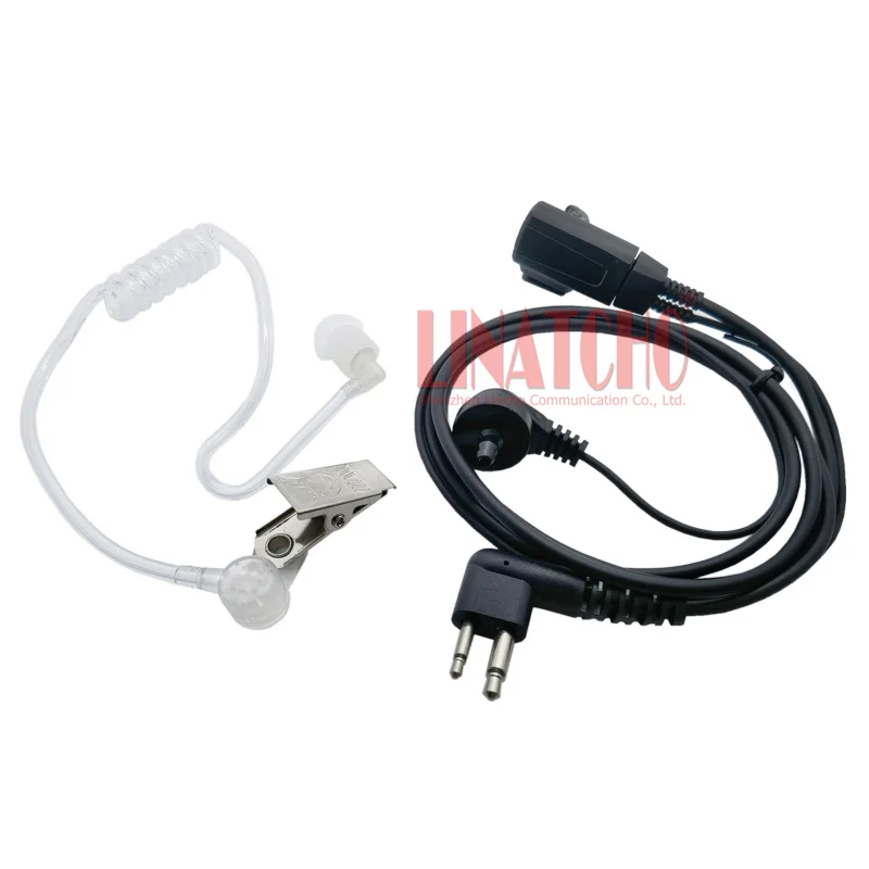 Walkie Talkie Press to Talk Transparent Air Tube Earphone for MOTO GP88 CP88 CP100 GP2000 Radio