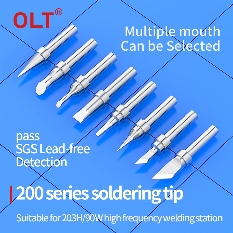 

200 Soldering Tips Universal 203H 2000A Soldering Station 200-SK 200-1C 200-2C 200-3C 200-B 200-1.2D Lead-free Welding Tools