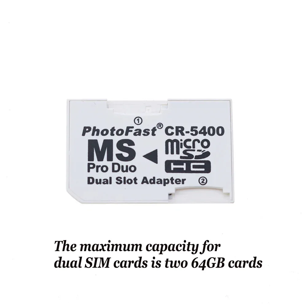 YUXI SDHC TF ke MS, Micro SD SDHC TF ke MS Memory Stick Pro Duo pembaca untuk PSP adaptor konverter Slot tunggal dan ganda