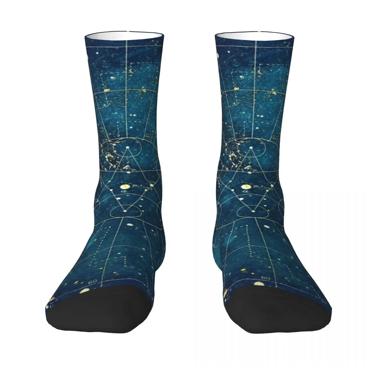 

Star Map :: City Lights Socks winter gifts luxe Stockings hip hop Designer Man Socks Women's